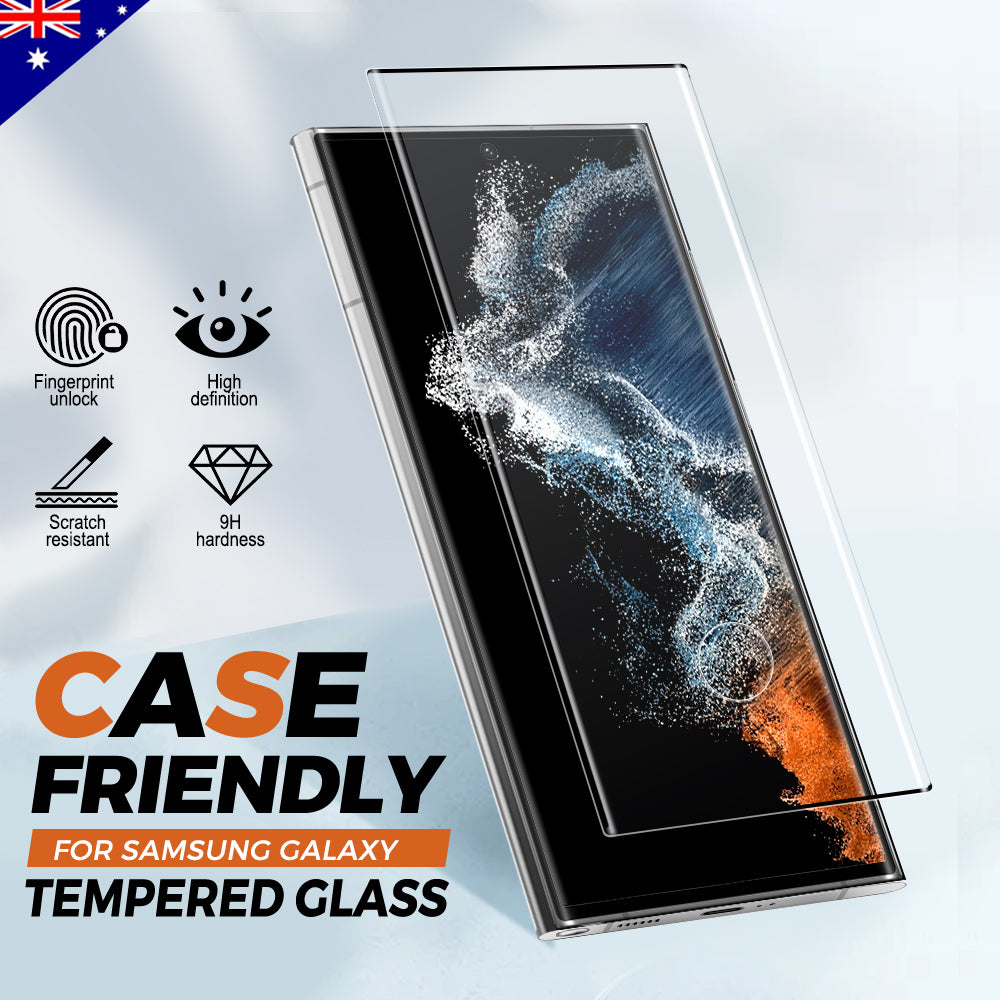 EASTele Samsung Galaxy S25/S24/S23/S22 Tempered Glass Screen Protector Full Cover